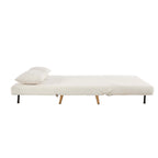Dusklia - Seattle Double Click Clack Sofa Bed - Teddy Cream