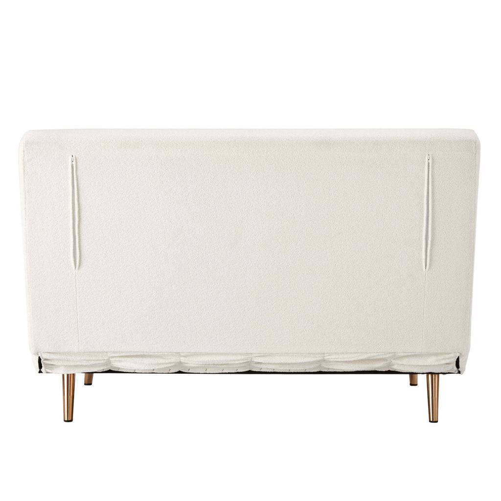 Dusklia - Seattle Double Click Clack Sofa Bed - Teddy Cream