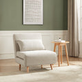 Dusklia - Seattle Single Click Clack Sofa Bed - Corduroy - Pebble