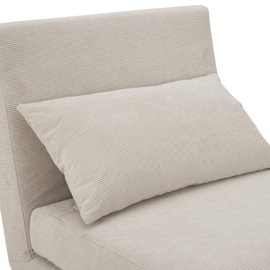 Dusklia - Seattle Single Click Clack Sofa Bed - Corduroy - Pebble