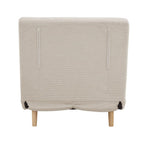 Dusklia - Seattle Single Click Clack Sofa Bed - Corduroy - Pebble