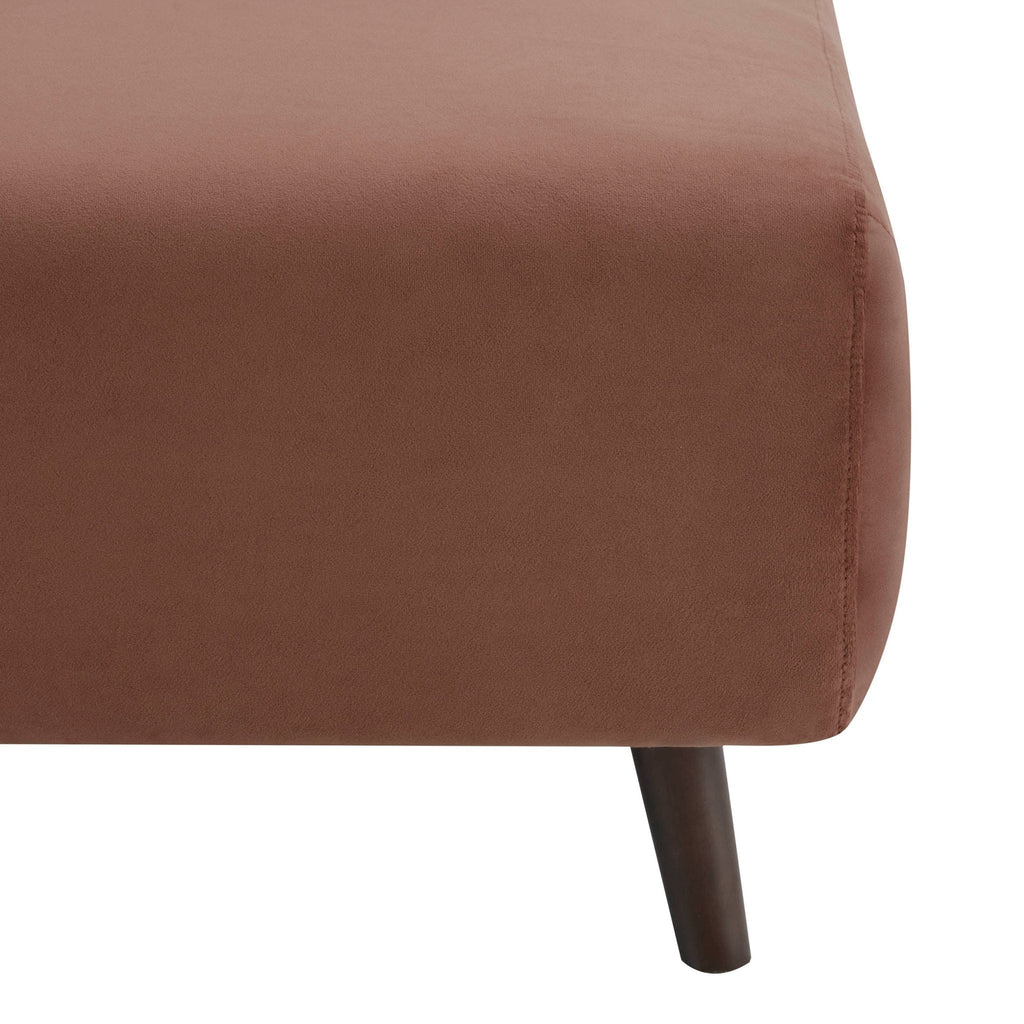 Dusklia - Seattle Single Click Clack Sofa Bed - Mauve