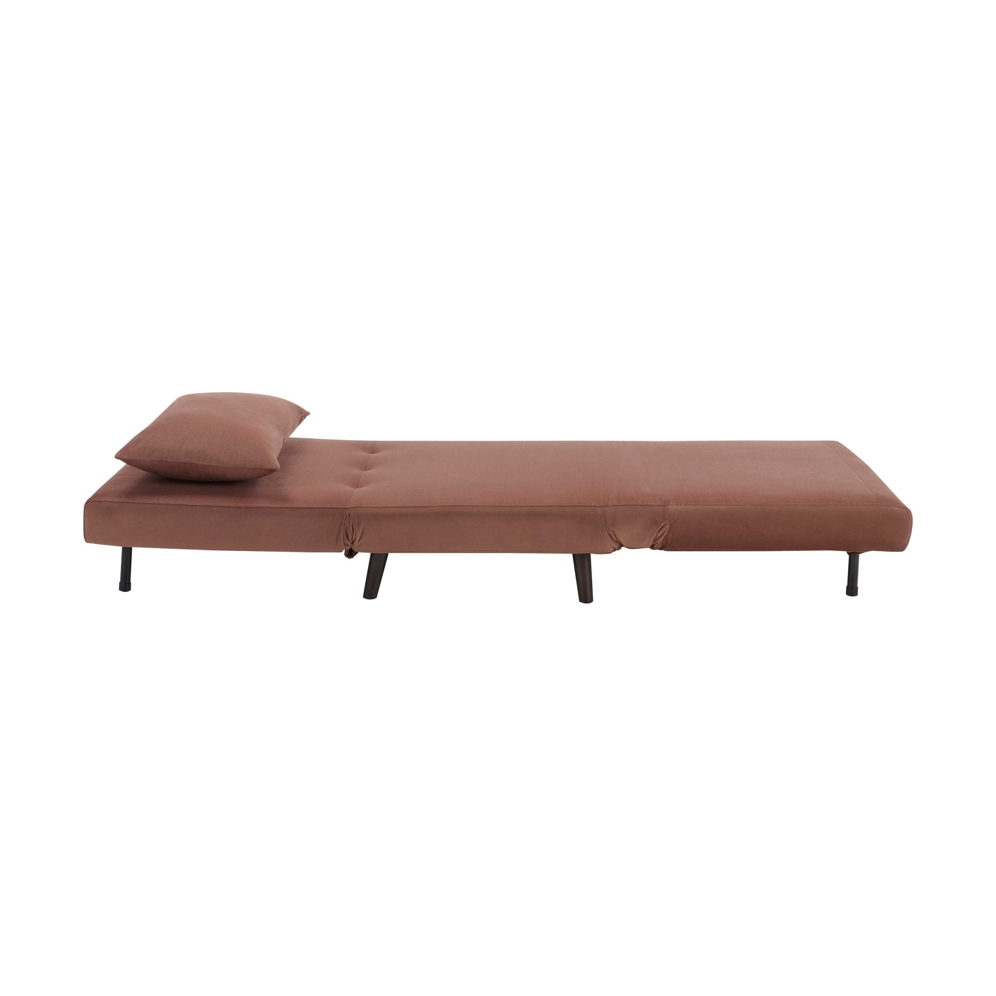 Dusklia - Seattle Single Click Clack Sofa Bed - Mauve