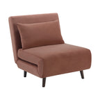 Dusklia - Seattle Single Click Clack Sofa Bed - Mauve