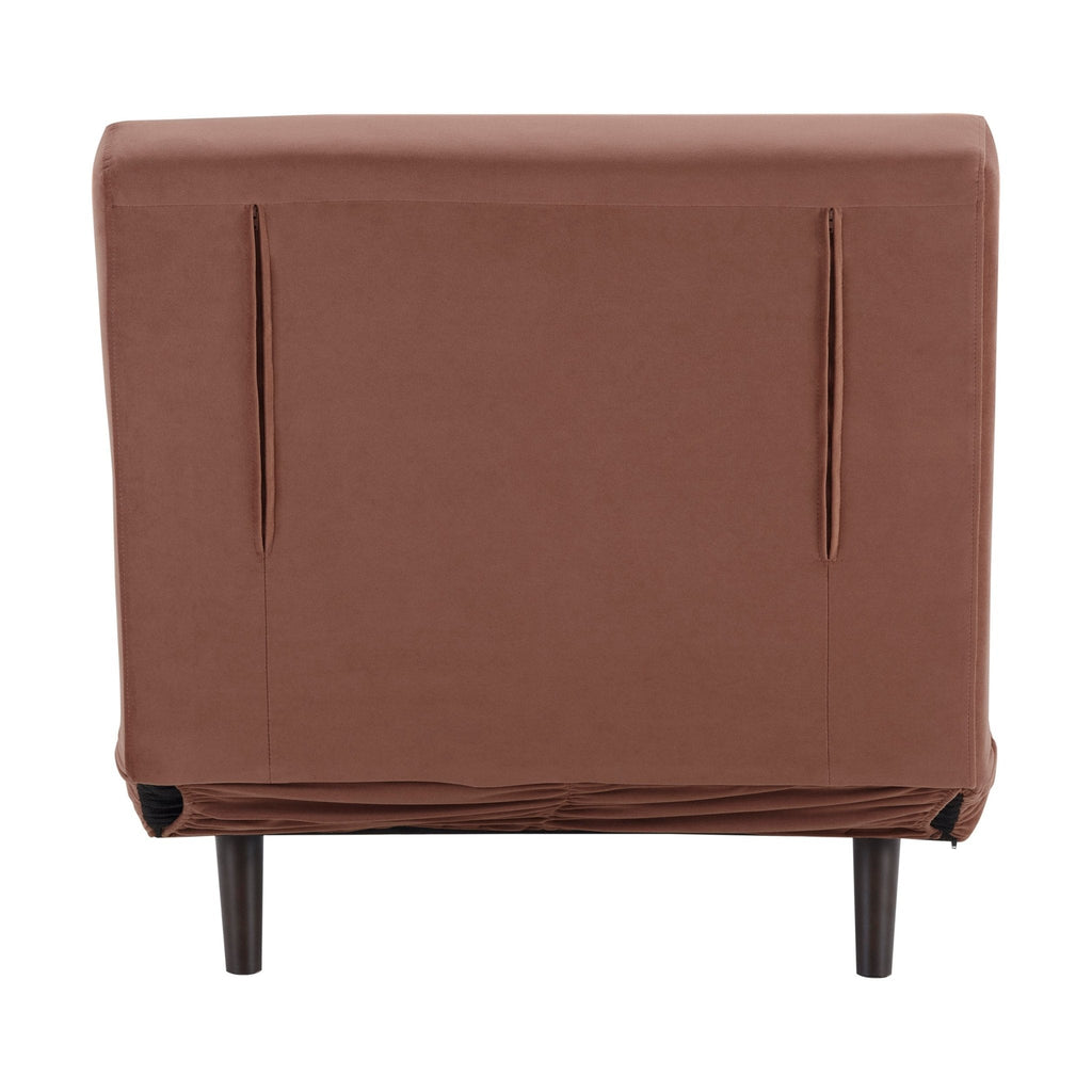 Dusklia - Seattle Single Click Clack Sofa Bed - Mauve