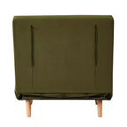 Dusklia - Seattle Single Click Clack Sofa Bed - Muted Moss