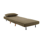 Dusklia - Seattle Single Click Clack Sofa Bed - Olive Green