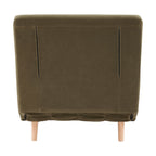 Dusklia - Seattle Single Click Clack Sofa Bed - Olive Green