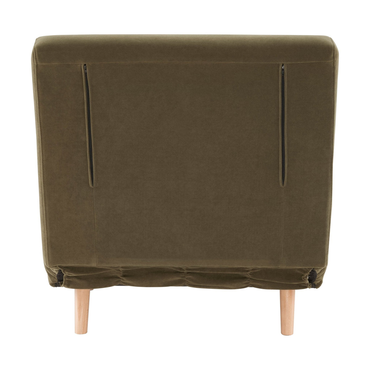 Dusklia - Seattle Single Click Clack Sofa Bed - Olive Green