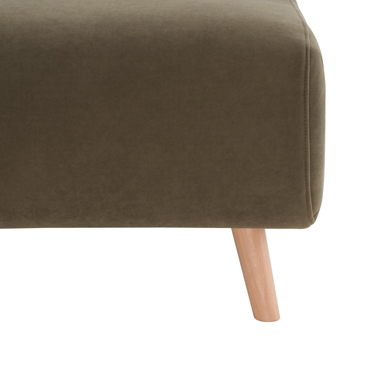 Dusklia - Seattle Single Click Clack Sofa Bed - Olive Green