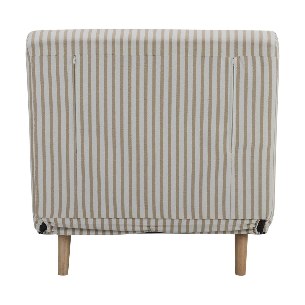 Dusklia - Seattle Single Click Clack Sofa Bed - Sand Stripe