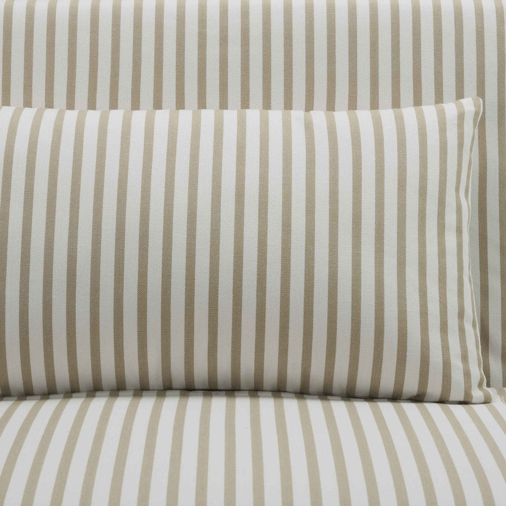 Dusklia - Seattle Single Click Clack Sofa Bed - Sand Stripe