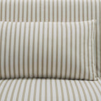 Dusklia - Seattle Single Click Clack Sofa Bed - Sand Stripe