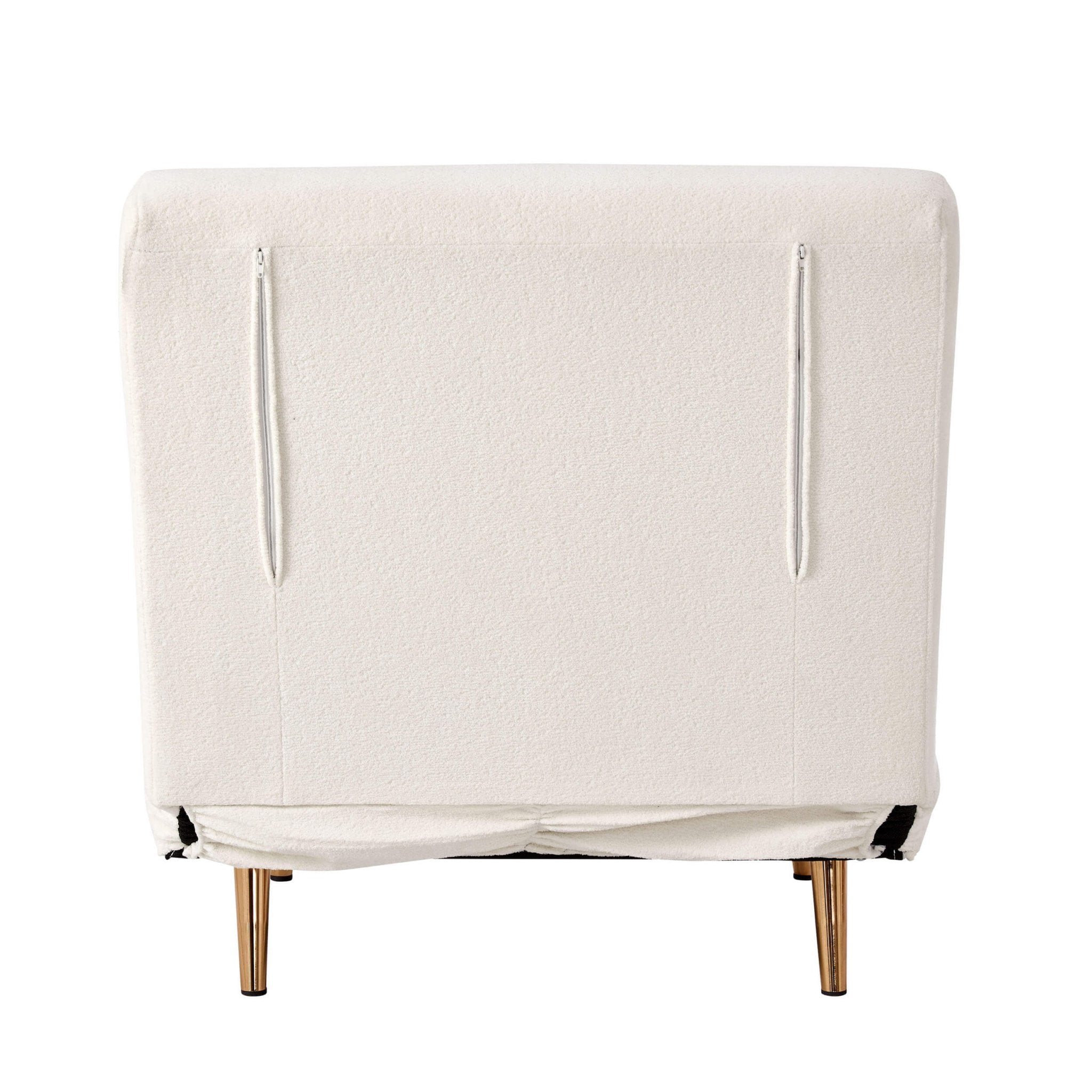 Dusklia - Seattle Single Click Clack Sofa Bed - Teddy Cream