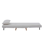 Dusklia - Seattle Single Click Clack Sofa Bed - Warm Natural