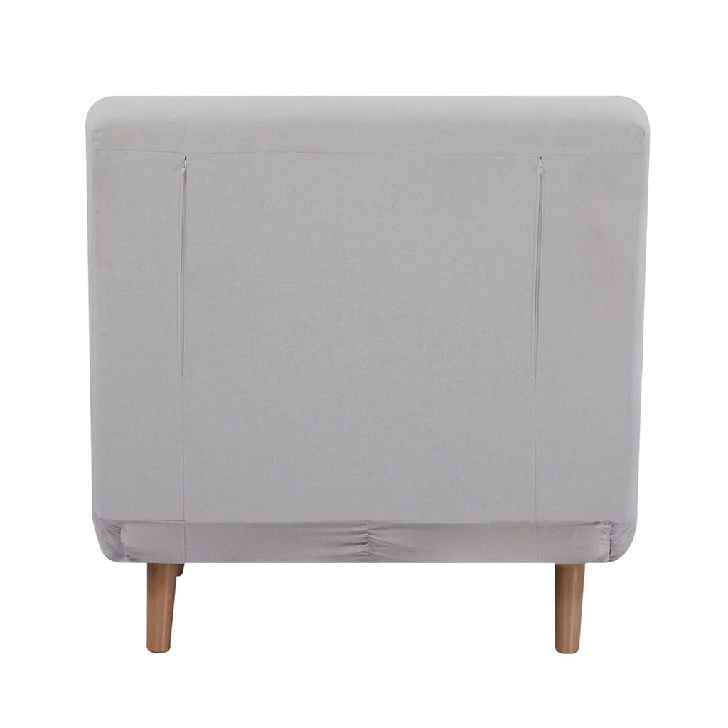 Dusklia - Seattle Single Click Clack Sofa Bed - Warm Natural