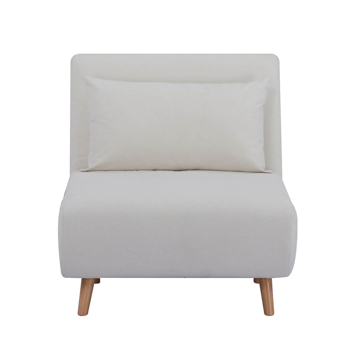 Dusklia - Seattle Single Click Clack Sofa Bed - Warm Natural