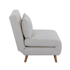 Dusklia - Seattle Single Click Clack Sofa Bed - Warm Natural