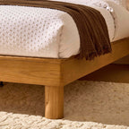 Dusklia - Seoul Bed Frame - Cream Linen