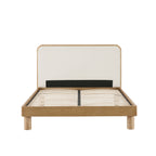 Dusklia - Seoul Bed Frame - Cream Linen