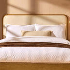 Dusklia - Seoul Bed Frame - Cream Linen