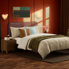 Dusklia - Seoul Bed Frame - Red Checkerboard