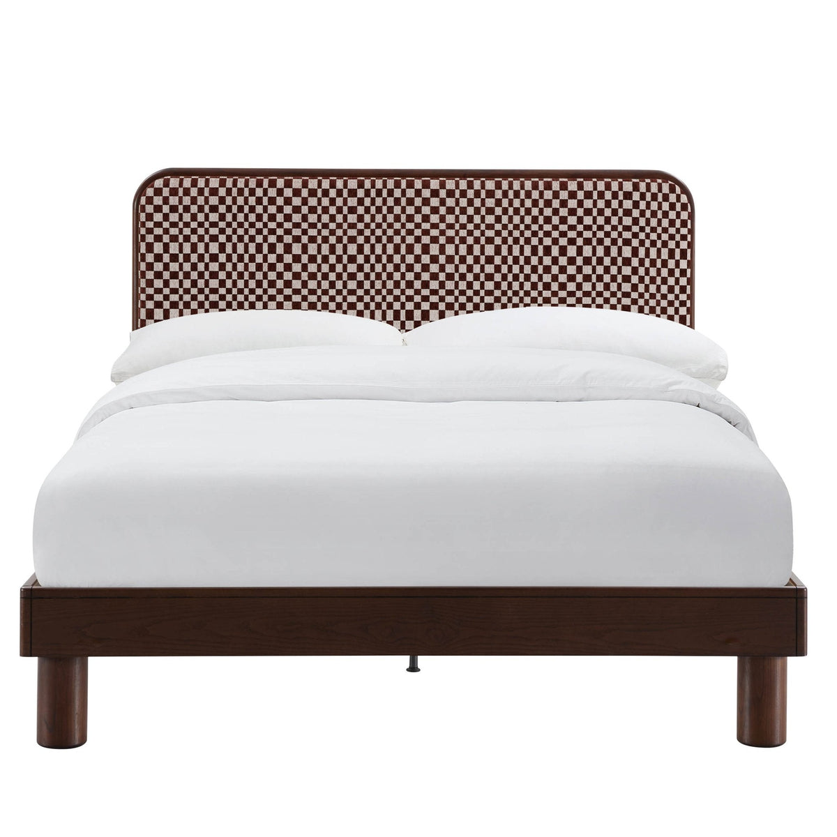 Dusklia - Seoul Bed Frame - Red Checkerboard