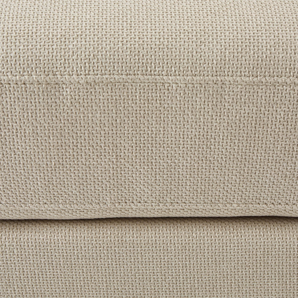 Dusklia - Small Seville Compact Pouffe - Beige
