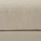 Dusklia - Small Seville Compact Pouffe - Beige