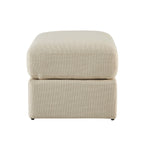 Dusklia - Small Seville Compact Pouffe - Beige