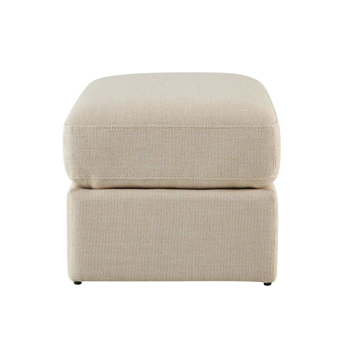 Dusklia - Small Seville Compact Pouffe - Beige