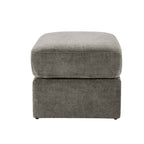 Dusklia - Small Seville Compact Pouffe - Chenille Grey