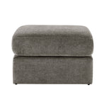 Dusklia - Small Seville Compact Pouffe - Chenille Grey