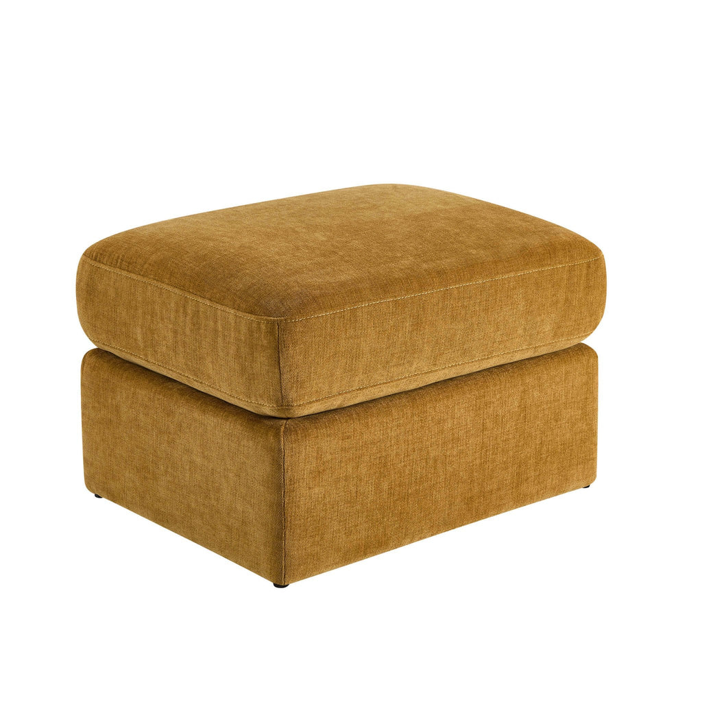 Dusklia - Small Seville Compact Pouffe - Golden Haze