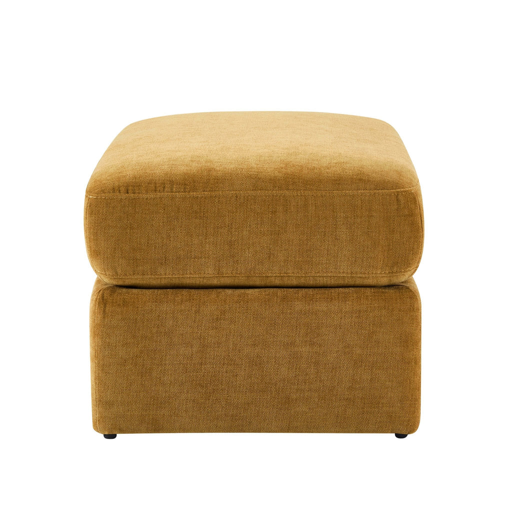 Dusklia - Small Seville Compact Pouffe - Golden Haze