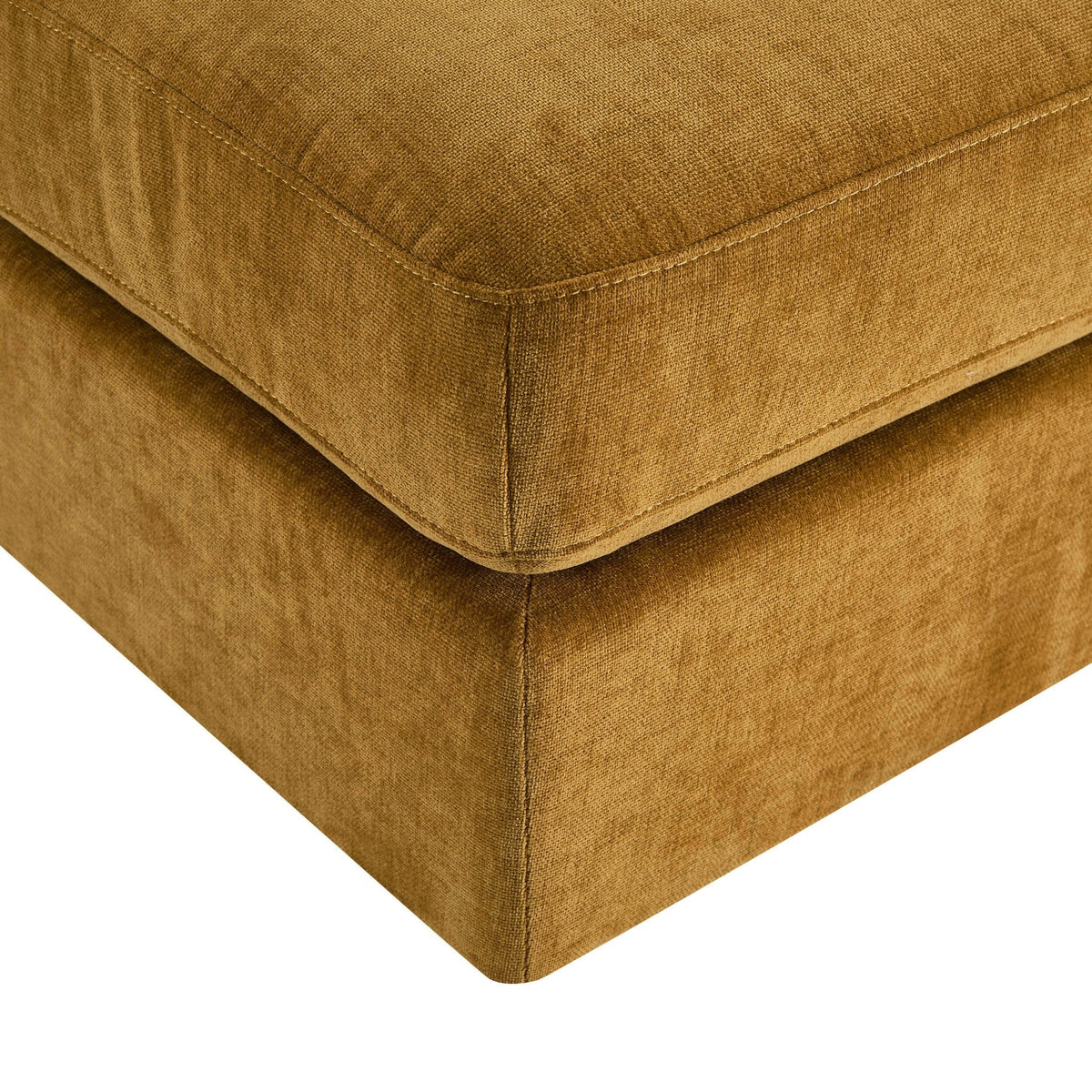 Dusklia - Small Seville Compact Pouffe - Golden Haze