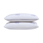 Dusklia - Shell 100% Cotton Reversible Duvet Cover & Pillowcase Set - Blue