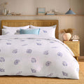 Dusklia - Shell 100% Cotton Reversible Duvet Cover & Pillowcase Set - Blue