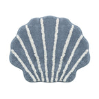 Dusklia - Shell Tufted Bath Mat - Blue