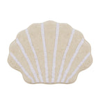Dusklia - Shell Tufted Bath Mat  - Cream