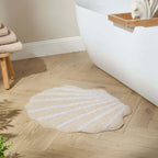 Dusklia - Shell Tufted Bath Mat  - Cream