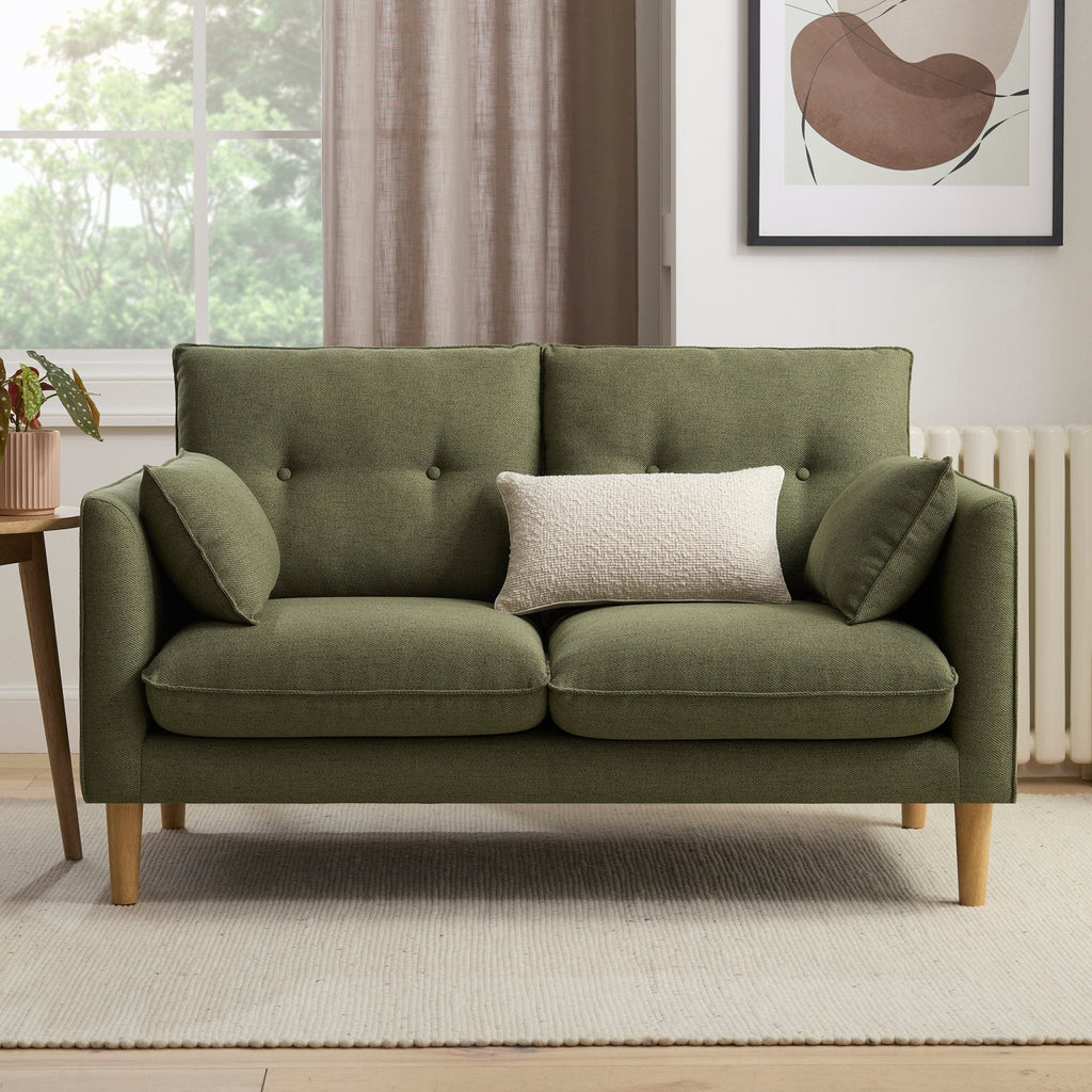 Dusklia - Shoreditch 2 Seater Sofa - Woven Green