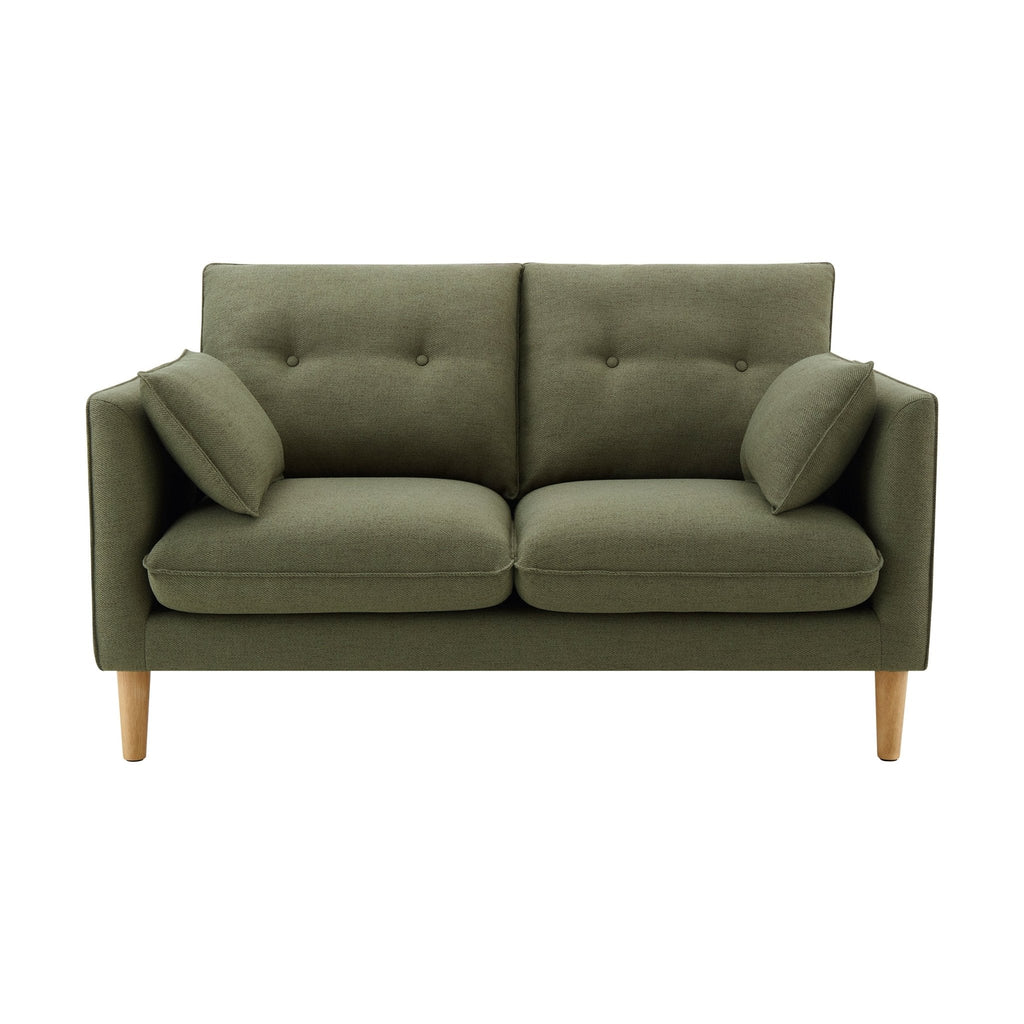 Dusklia - Shoreditch 2 Seater Sofa - Woven Green