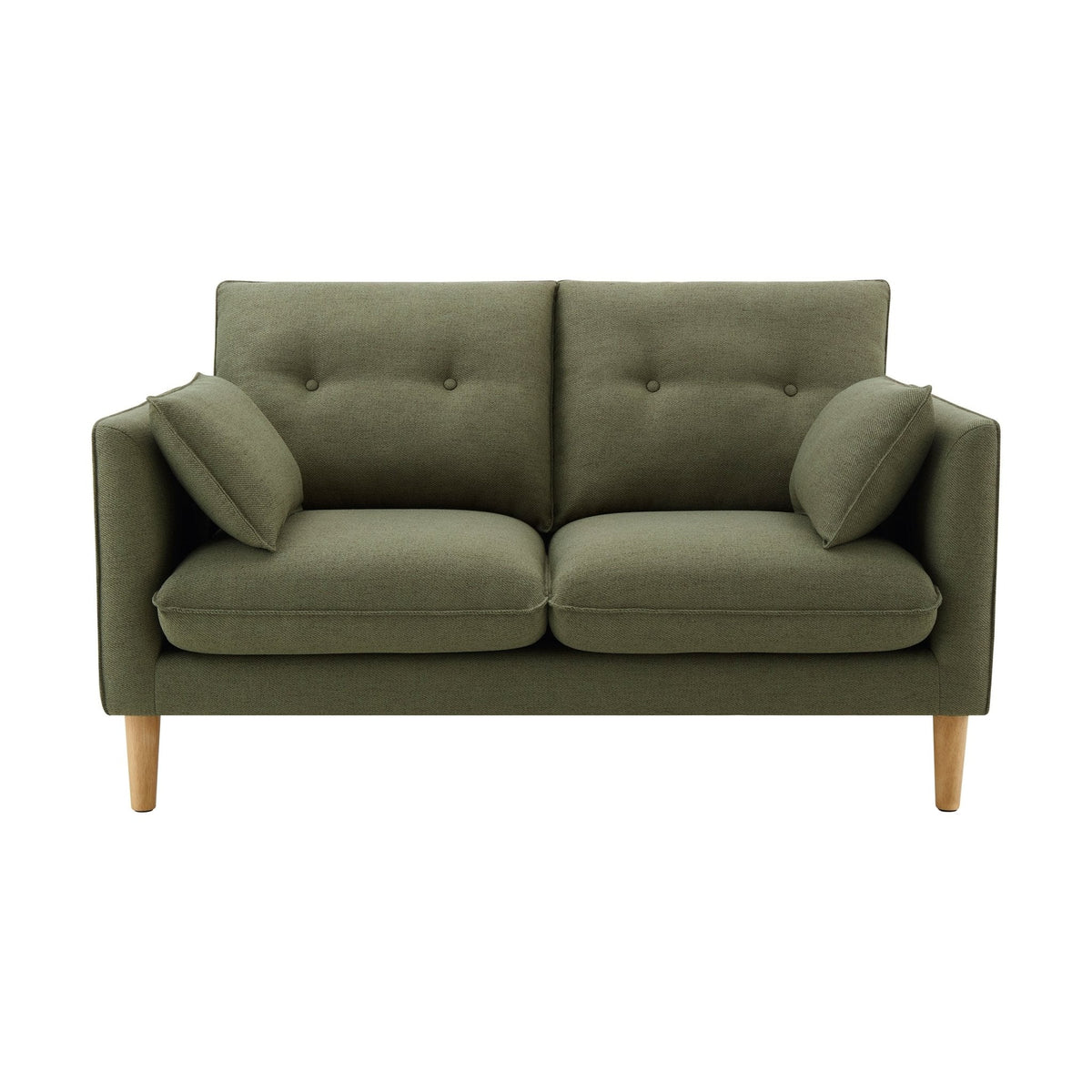 Dusklia - Shoreditch 2 Seater Sofa - Woven Green