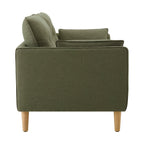 Dusklia - Shoreditch 2 Seater Sofa - Woven Green