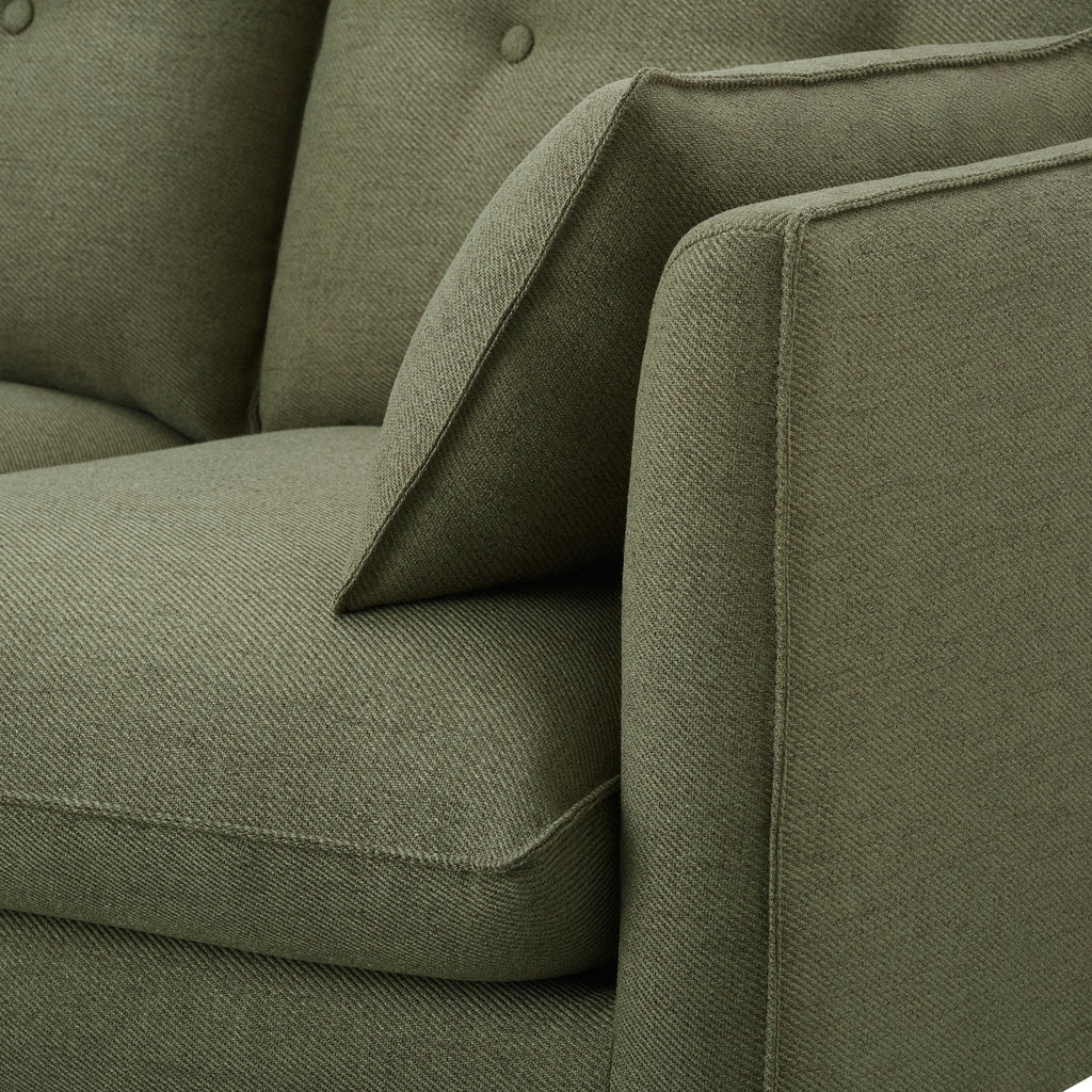 Dusklia - Shoreditch 2 Seater Sofa - Woven Green