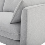 Dusklia - Shoreditch 3 Seater Sofa - Light Grey