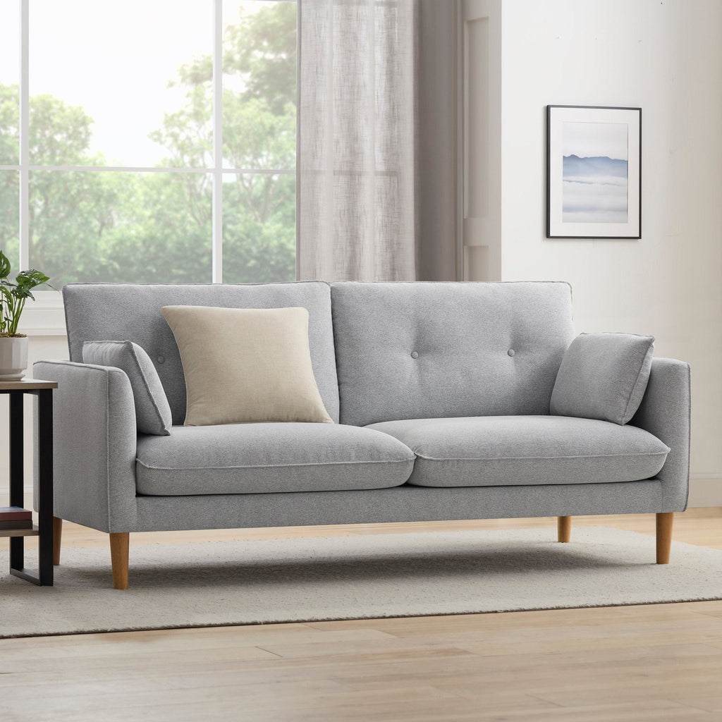 Dusklia - Shoreditch 3 Seater Sofa - Light Grey
