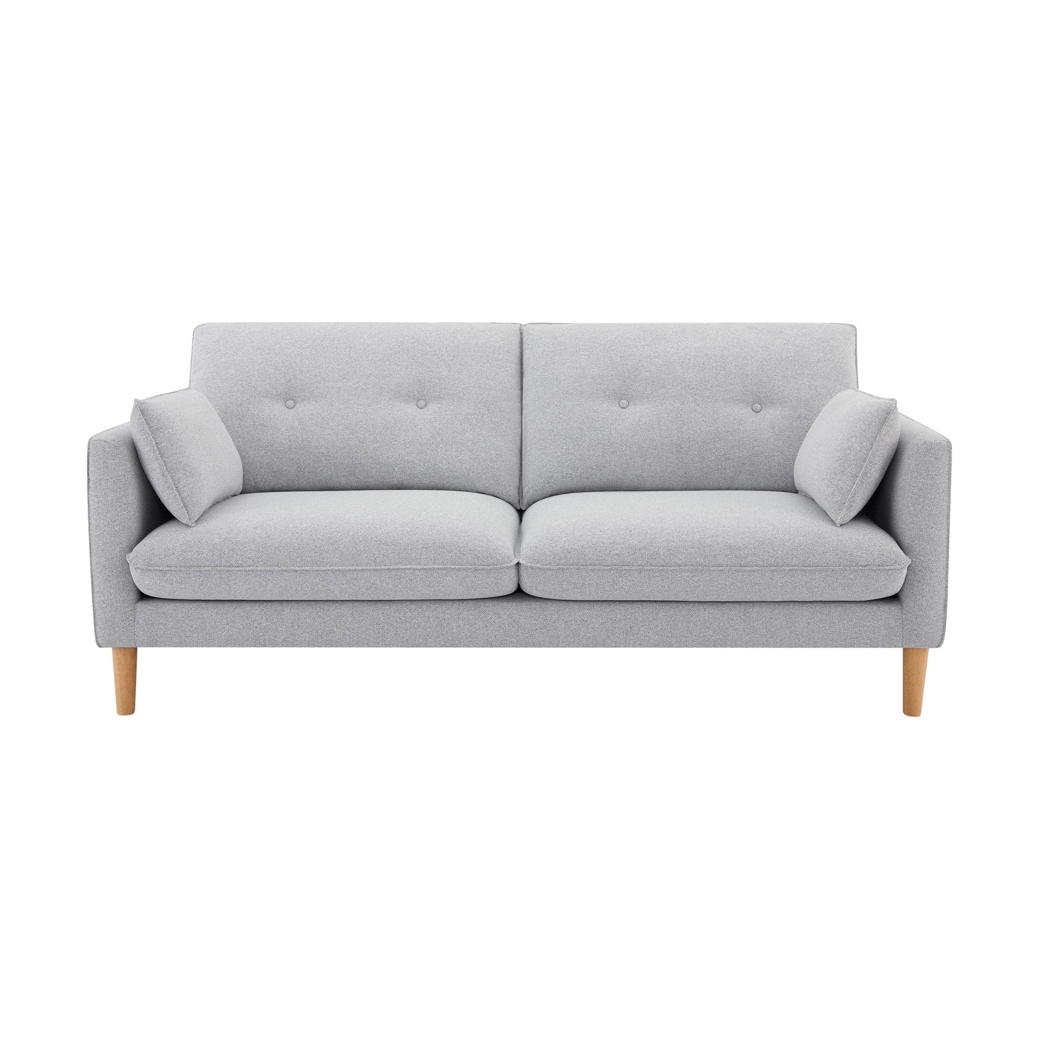 Dusklia - Shoreditch 3 Seater Sofa - Light Grey