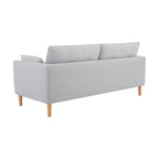 Dusklia - Shoreditch 3 Seater Sofa - Light Grey